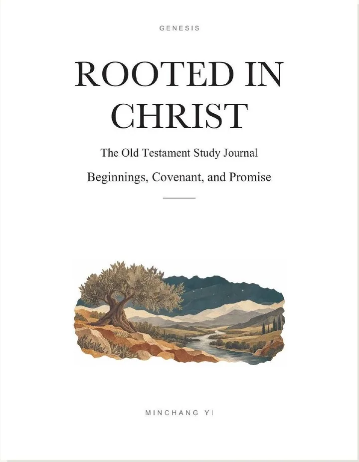 Cover of the Genesis Bible-study journal, Rooted in Christ